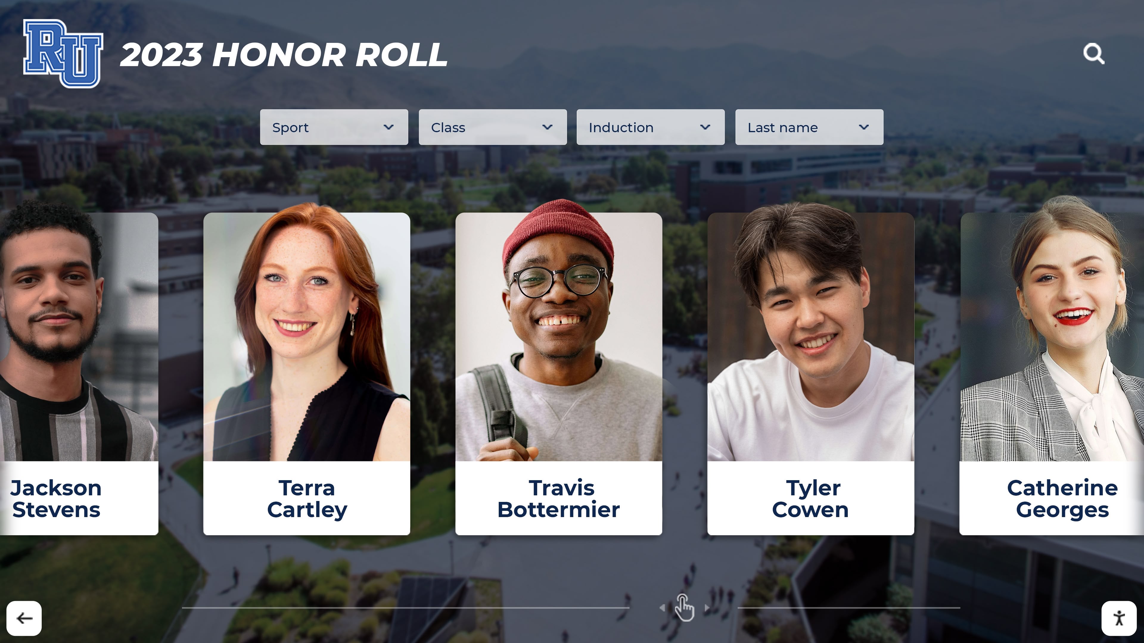 Student recognition display